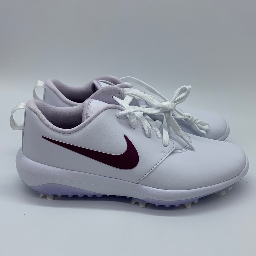 Women's Nike Roshe G Tour Golf Cleats Shoes Maroon - Picture 1 of 7